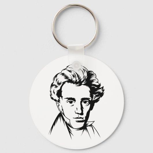 Soren Kierkegaard filosofie van existentialistisch Sleutelhanger (Voorkant)