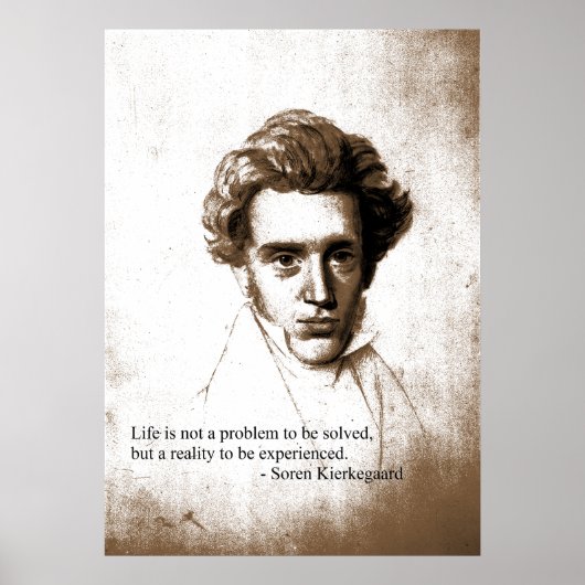 Soren Kierkegaard Poster (Voorkant)