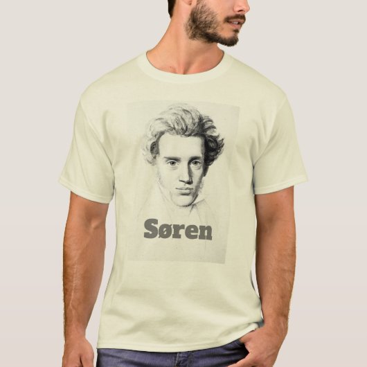 Søren Kierkegaard T-shirt (Voorkant)