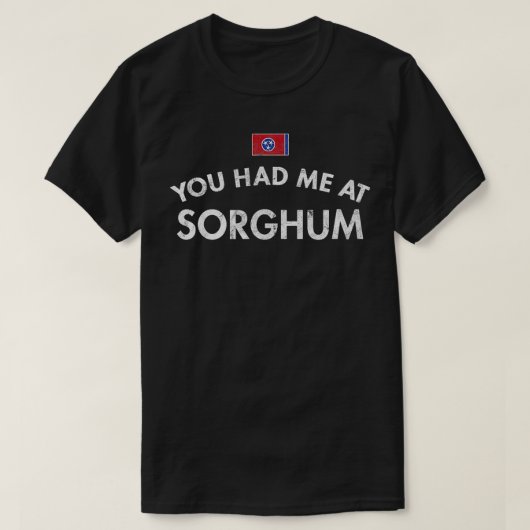 Sorghumstroopmelasse Tennessee Biscuits T-shirt (Design voorkant)
