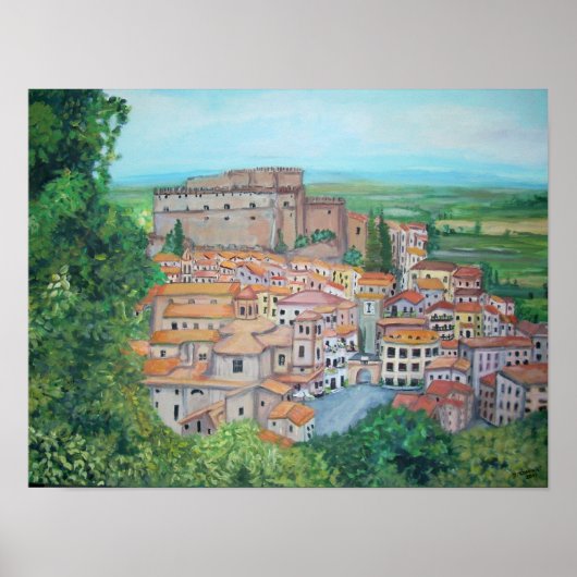 Soriano nel Cimino, Italië Poster (Voorkant)