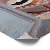 Sorolla - Antonio Garcia bij het strand Poster (Hoek)