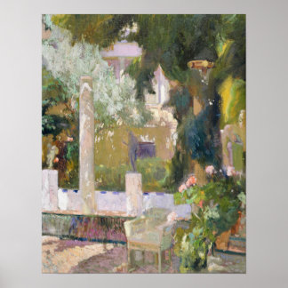 Sorolla - de tuinen in het familiehuis poster