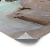 Sorolla - Elena at Cala de San Vicente Poster (Hoek)