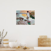 Sorolla - Elena at Cala de San Vicente Poster (Keuken)