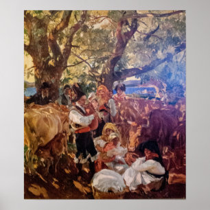 Sorolla - Galicië, de bedevaart Poster