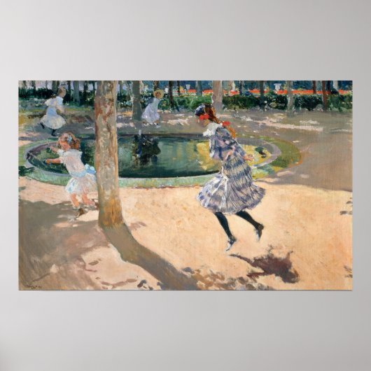 Sorolla - Het touwtjespringen Poster (Voorkant)