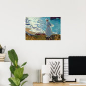 Sorolla - Maria on the Beach, Biarritz Poster (Thuiskantoor)