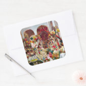 Sorolla: Sevilla-De Dans Vierkante Sticker (Envelop)