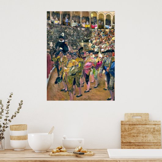 Sorolla - The Bullfighter Poster (Keuken)