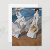 Sorolla Y Bastida - langs de kust Bedankkaart (Voorkant / Achterkant)