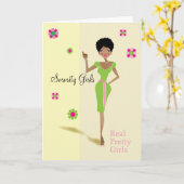 Sorority Girls Kaart (Gele Bloem)