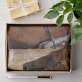 Sorrel Western Horse Grunge Tissuepapier (Geschenk)