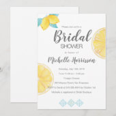 Sorrento. Citroen Waterverf Vrijgezellenfeest Kaart (Voorkant / Achterkant)