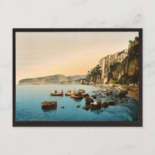 Sorrento door het zee, Napels, Italië, klassiek Ph Briefkaart