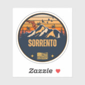 Sorrento, Florida Sticker (Vel)