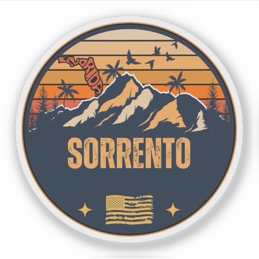 Sorrento, Florida Sticker (Voorkant)