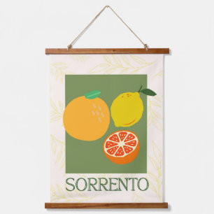 Sorrento Italië Citrus Keuken Print Hangend Wandkleed