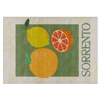 Sorrento Italië Citrus Keuken Print Snijplank