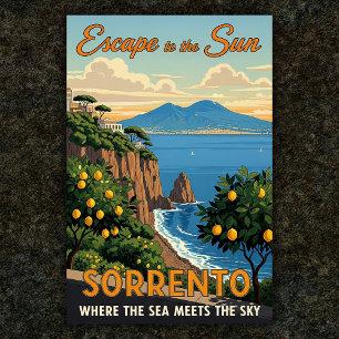 Sorrento, Italië: een Posters Collectie uit de ja