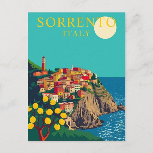 Sorrento, Italië Lemons Travel Briefkaart (Voorkant)