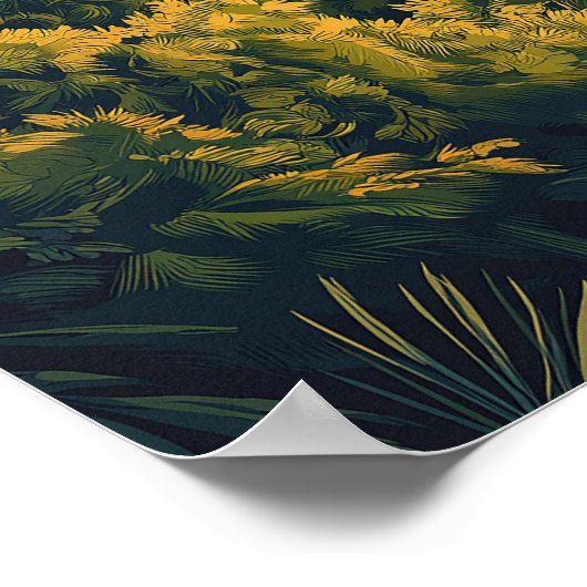 Sorrento Italië - Levendig stadsbeeld Poster (Hoek)