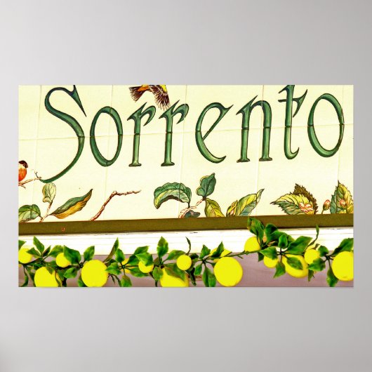 Sorrento, Italië Poster (Voorkant)