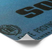 Sorrento, Italie Poster Vintage voyage (Coin)