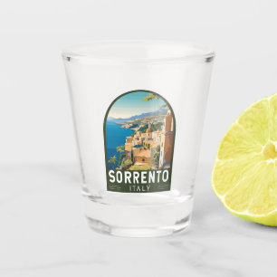 Sorrento Italië Reizen Kunst Vintage Shot Glas