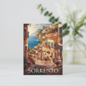 Sorrento Italy Street Briefkaart (Staand voorkant)