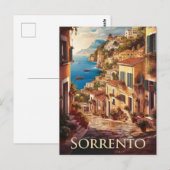 Sorrento Italy Street Briefkaart (Voorkant / Achterkant)