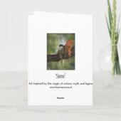Sorro ~ Magical Wood Fairy Wenskaart Kaart (Achterkant)