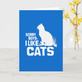 SORRY BOYS IK HOU VAN CATS - WITTE -.png Kaart (Gele Bloem)