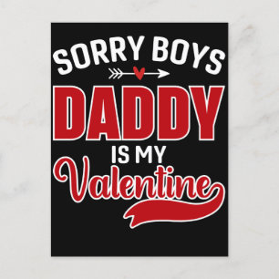 Sorry Boys Papa is mijn Valentijn Briefkaart