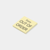 Sorry, buiten de orde post-it® notes (Schuin)