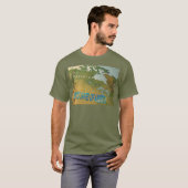 Sorry Canada vrouwen vermoeidheid groen T-shirt (Voorkant volledig)