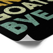 Sorry Can't Goats Bye Funny Goats Poster (Hoek)