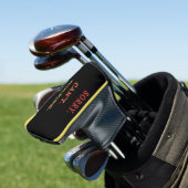 Sorry. Can't. Golfing. Bye. -  Cool Retro Golfer  Golfheadcover (Insitu)