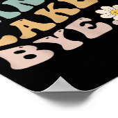 Sorry Can't Lake Bye Groovy Funny Lake Poster (Hoek)