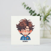 Sorry Cards  Feestdagenkaart (Staand voorkant)