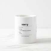 sorry – common canadian phrase definition mug (Centre)