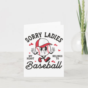 Sorry dames, mijn hart behoort toe aan Baseball Bo Kaart