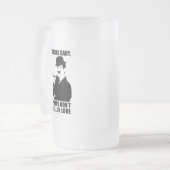 Sorry dat Baby Pimps niet in liefde Herfsten Matglas Bierpul (Voorkant links)