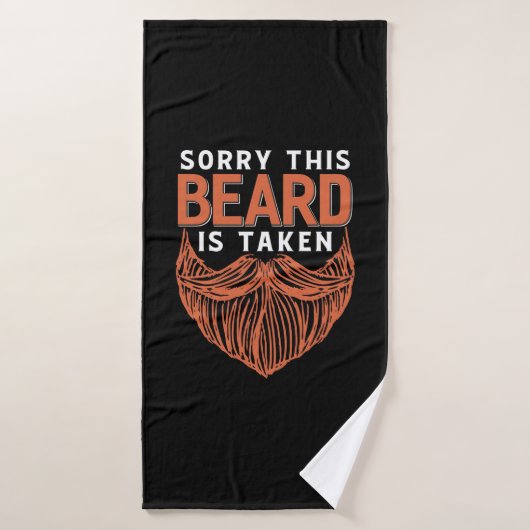 Sorry dat de baard is ingenomen badhanddoek (Badhanddoek)