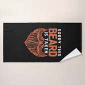 Sorry dat de baard is ingenomen badhanddoek (Badhanddoek)