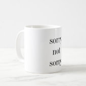 sorry dat de koffie mok niet erg is (Voorkant links)