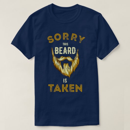 Sorry dat deze baard 40 t-shirt (Design voorkant)