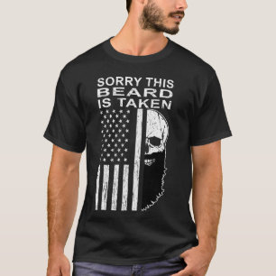 Sorry dat deze baard is meegenomen Amerikaanse vla T-shirt