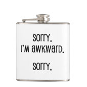 Sorry dat ik Awkward ben Heupfles (Voorkant)