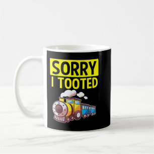 Sorry dat ik de  treintrein heb genomen koffiemok